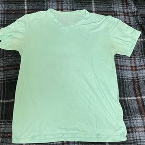 Supima Cotton Men's Mint V-Neck T-Shirt